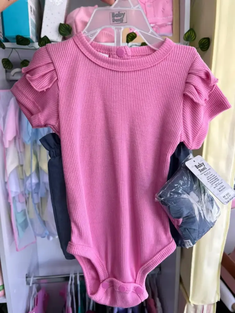 Mameluco y shor + balaca 