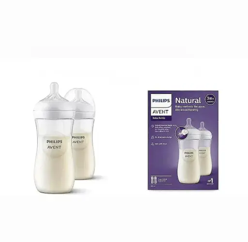 Tetero x2 anti-cólicos 11 onzas y libres de BPA. 