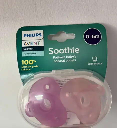 Mamilas avent x2 en silicona, simulan el pezón de la mamá